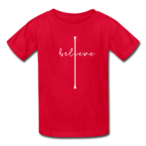 I Believe - Kids' T-Shirt - red