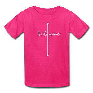 I Believe - Kids' T-Shirt - fuchsia