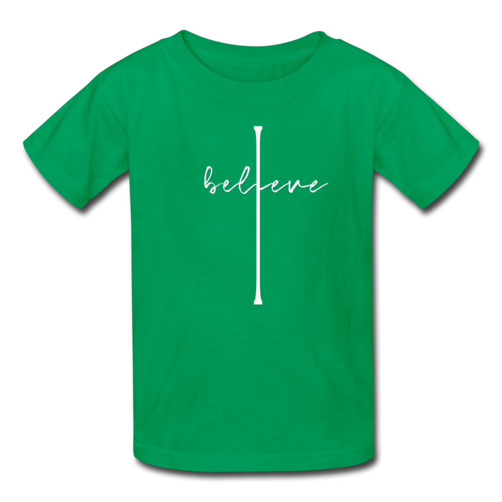 I Believe - Kids' T-Shirt - kelly green