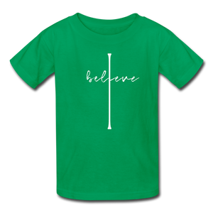 I Believe - Kids' T-Shirt - kelly green