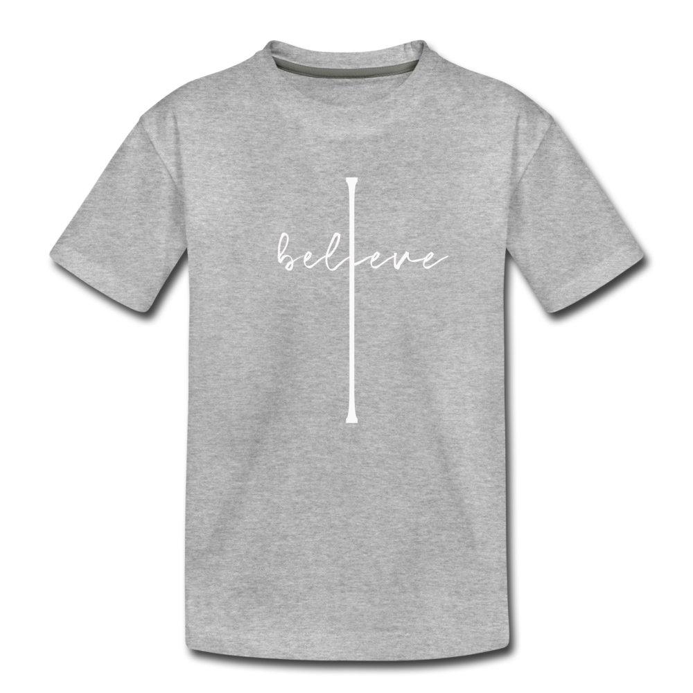 I Believe - Toddler Premium T-Shirt - heather gray