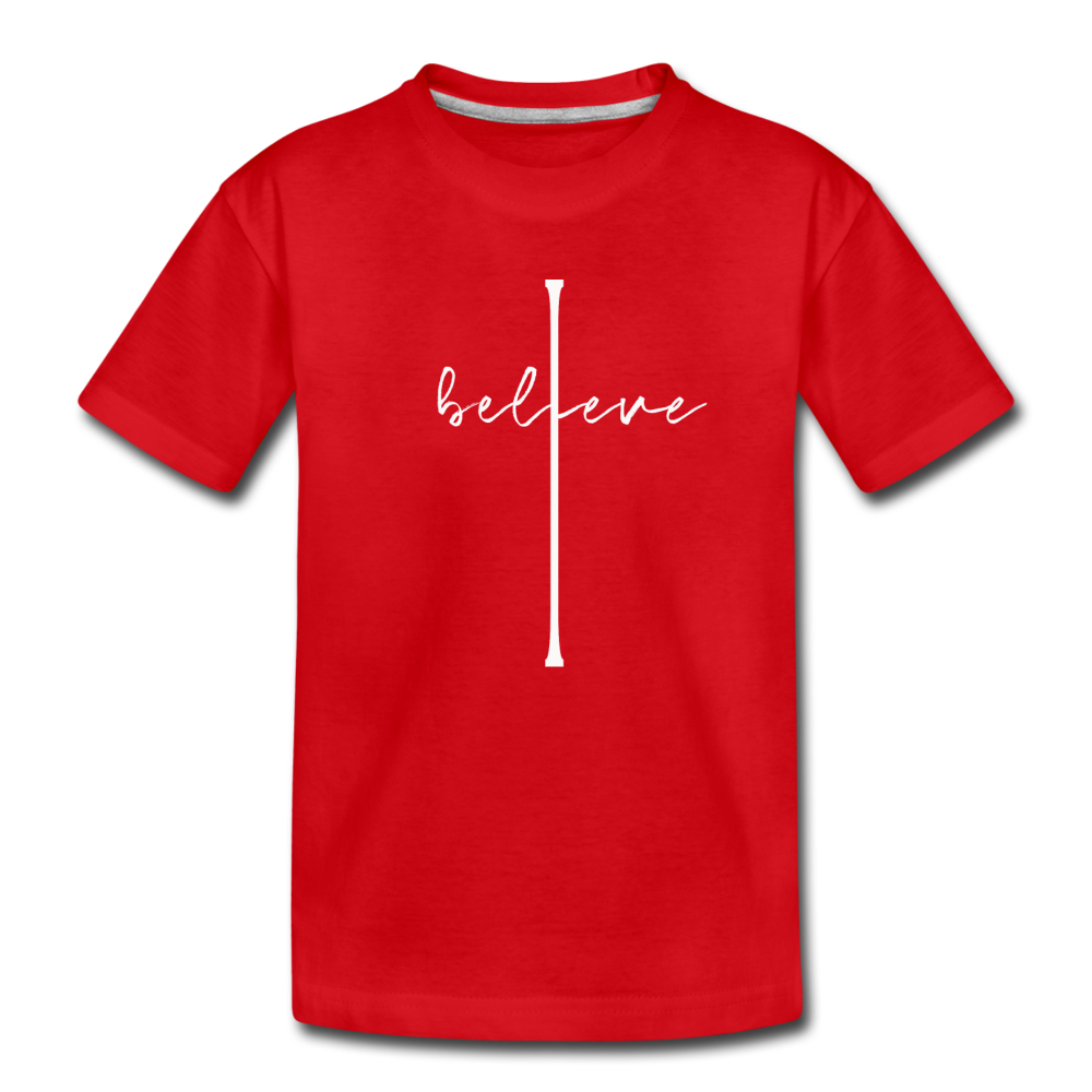 I Believe - Toddler Premium T-Shirt - red