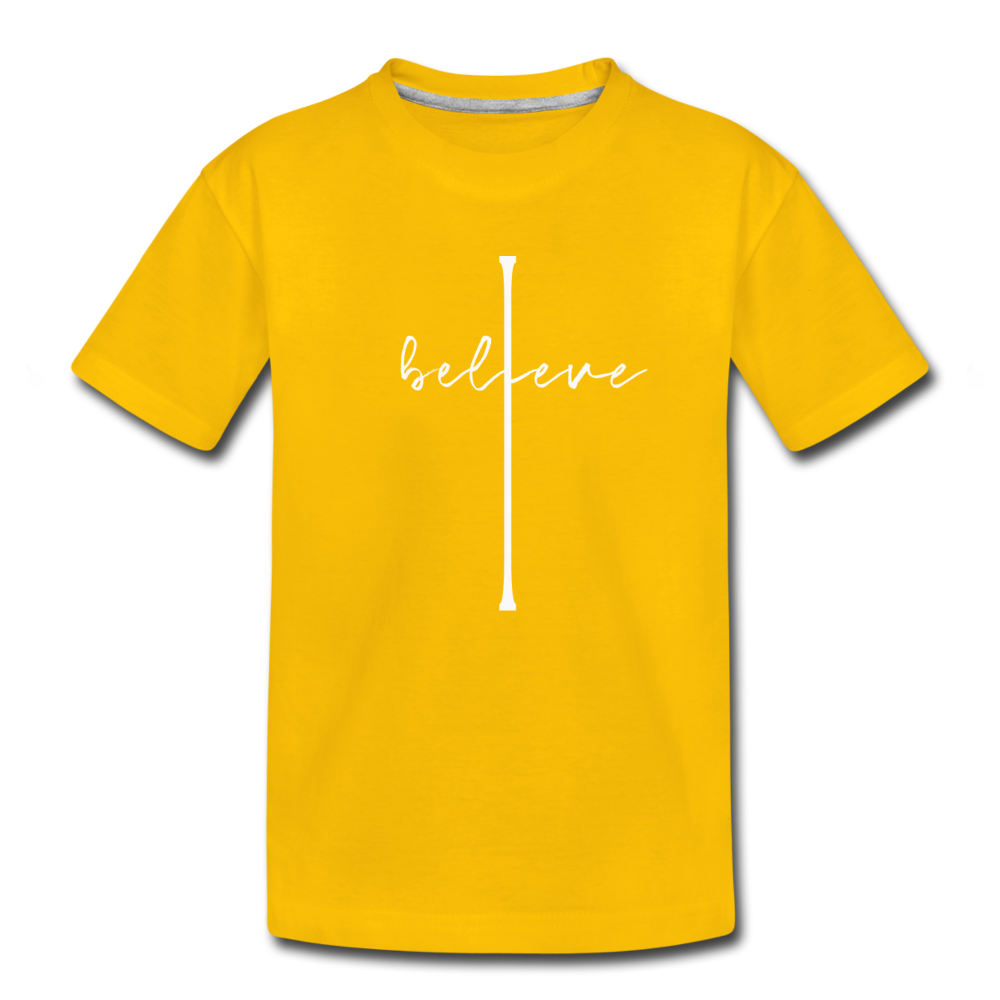 I Believe - Toddler Premium T-Shirt - sun yellow