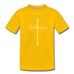 I Believe - Toddler Premium T-Shirt - sun yellow
