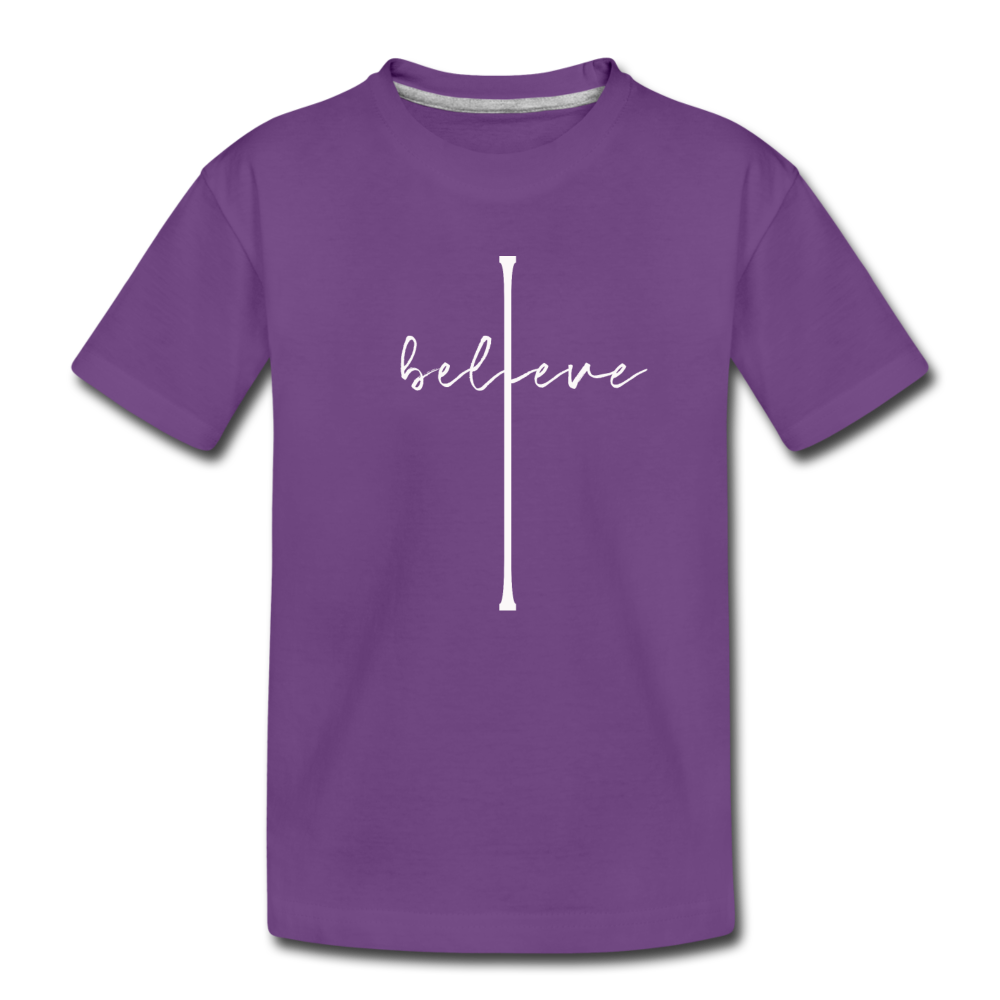 I Believe - Toddler Premium T-Shirt - purple