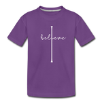 I Believe - Toddler Premium T-Shirt - purple
