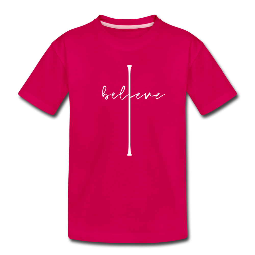 I Believe - Toddler Premium T-Shirt - dark pink