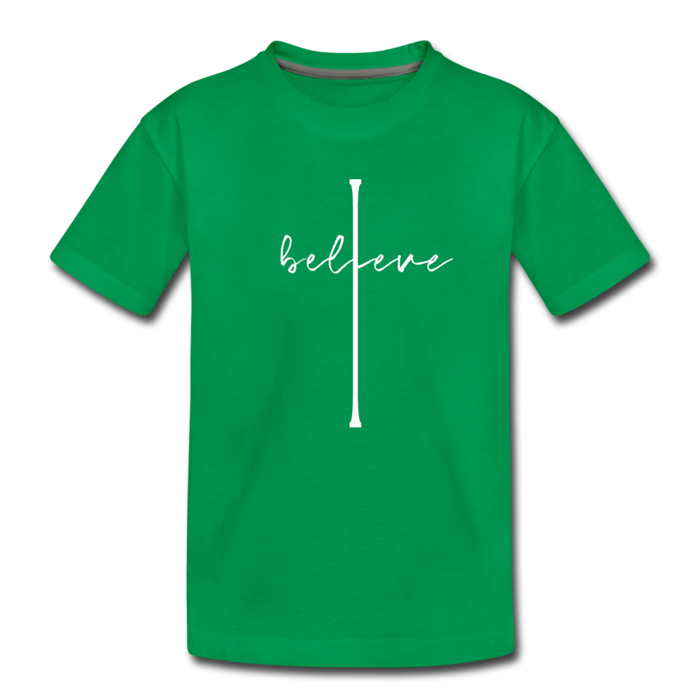 I Believe - Toddler Premium T-Shirt - kelly green