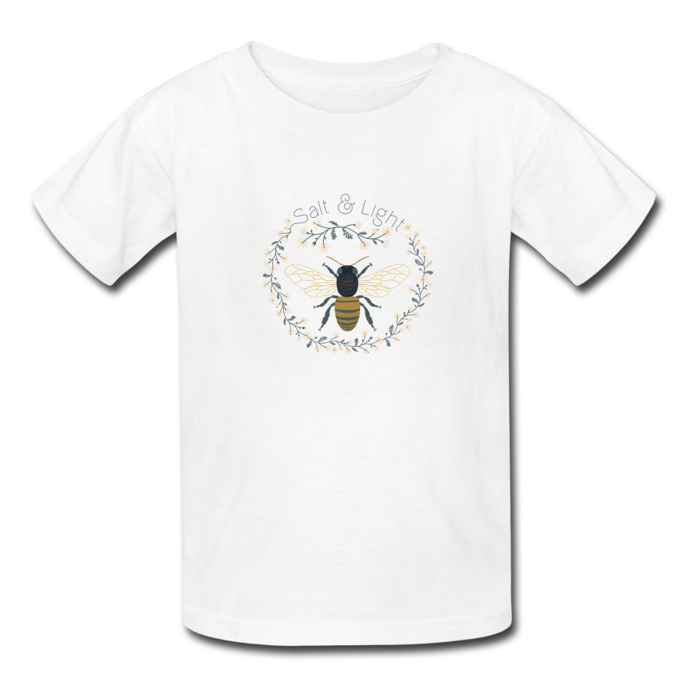 Bee Salt & Light - Kids' T-Shirt - white