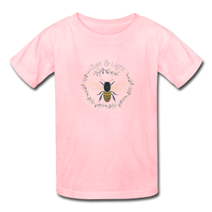 Bee Salt & Light - Kids' T-Shirt - pink