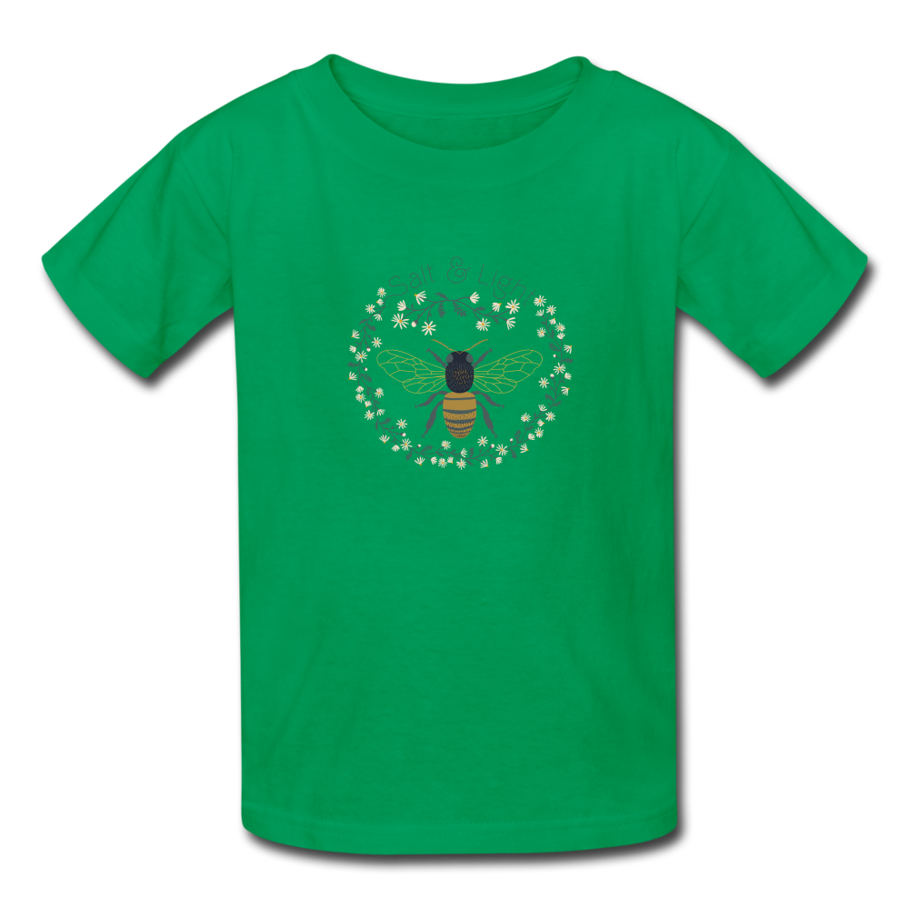 Bee Salt & Light - Kids' T-Shirt - kelly green