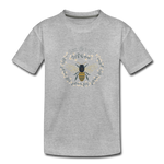 Bee Salt & Light - Toddler Premium T-Shirt - heather gray