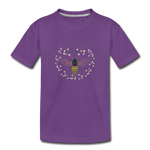 Bee Salt & Light - Toddler Premium T-Shirt - purple