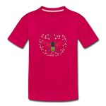 Bee Salt & Light - Toddler Premium T-Shirt - dark pink