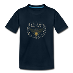 Bee Salt & Light - Toddler Premium T-Shirt - deep navy