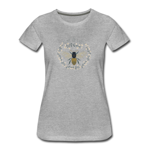 Bee Salt & Light - Women’s Premium T-Shirt - heather gray