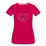 Bee Salt & Light - Women’s Premium T-Shirt - dark pink