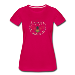 Bee Salt & Light - Women’s Premium T-Shirt - dark pink