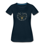 Bee Salt & Light - Women’s Premium T-Shirt - deep navy