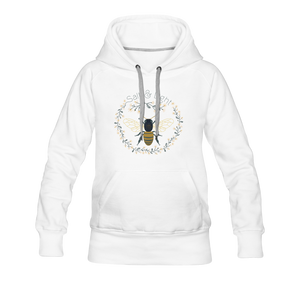 Bee Salt & Light - Women’s Premium Hoodie - white