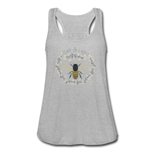 Bee Salt & Light - Women's Flowy Tank Top - heather gray