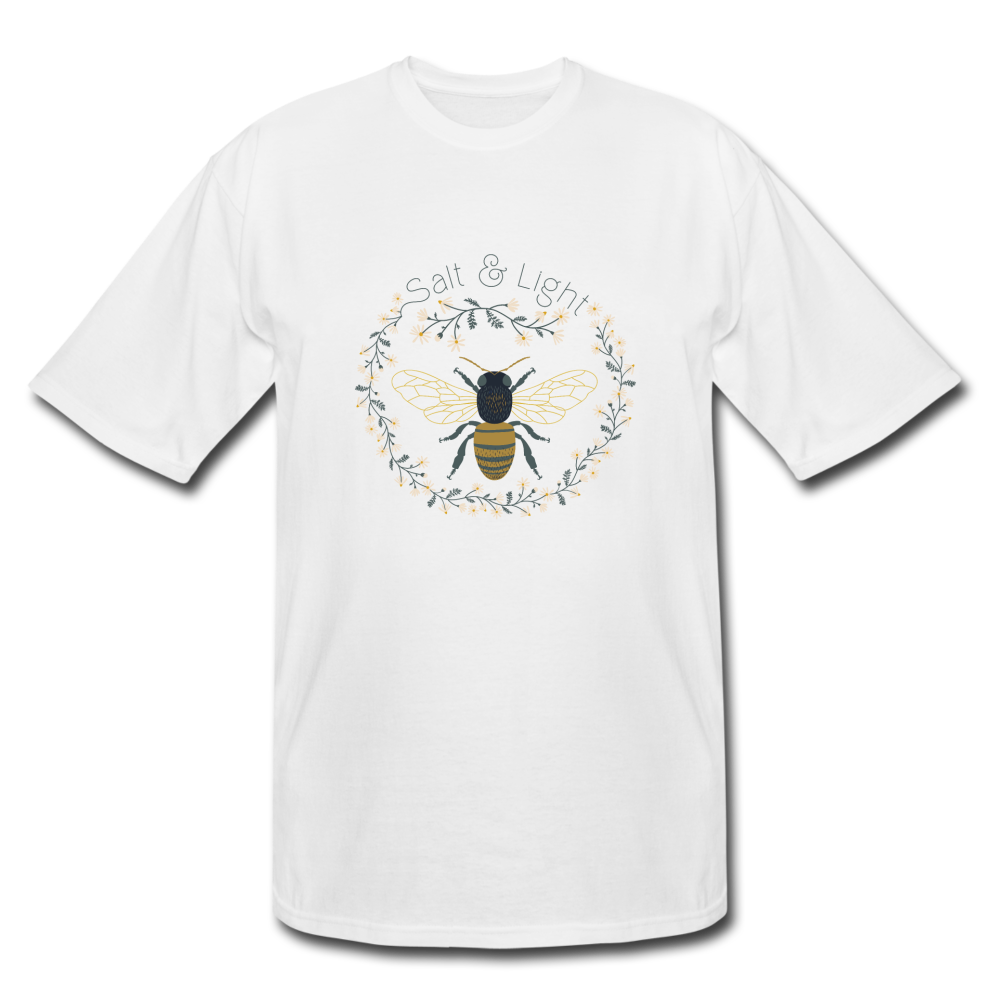 Bee Salt & Light - Men's Tall T-Shirt - white
