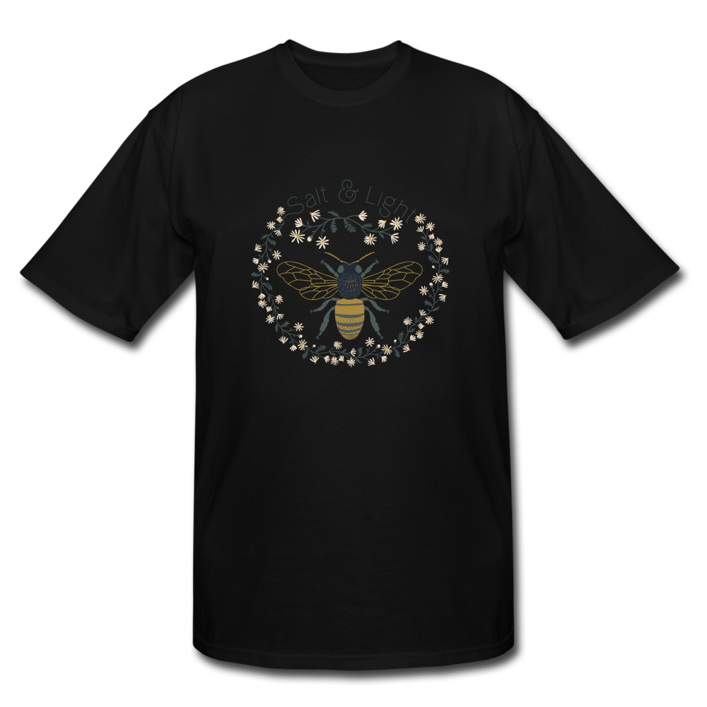 Bee Salt & Light - Men's Tall T-Shirt - black
