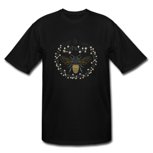 Bee Salt & Light - Men's Tall T-Shirt - black