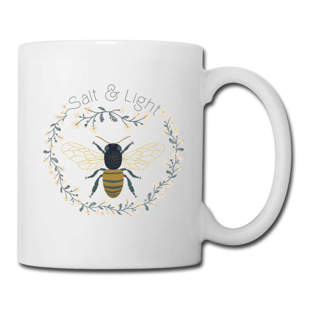 Bee Salt & Light - White Coffee/Tea Mug - white