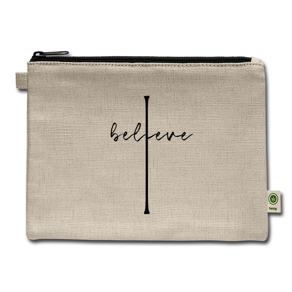 I Believe - Carry All Pouch - natural