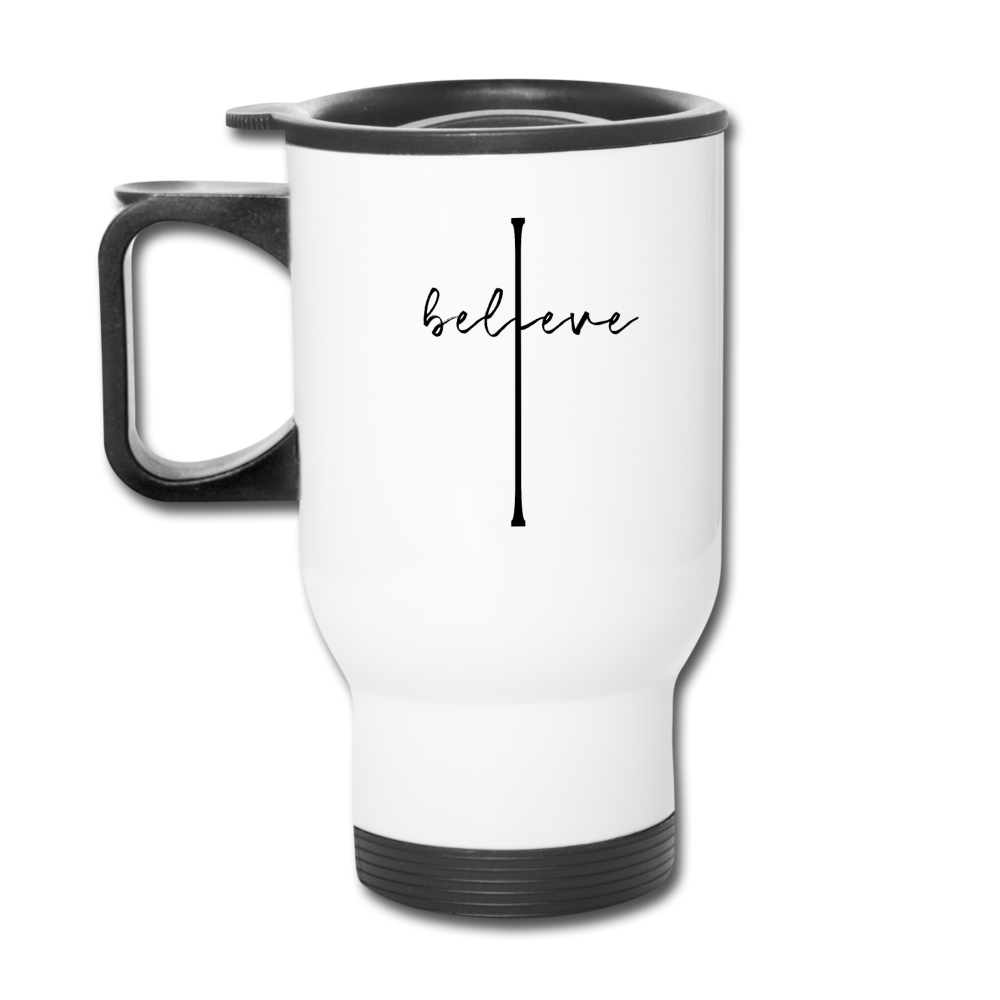 I Believe - Travel Mug - white