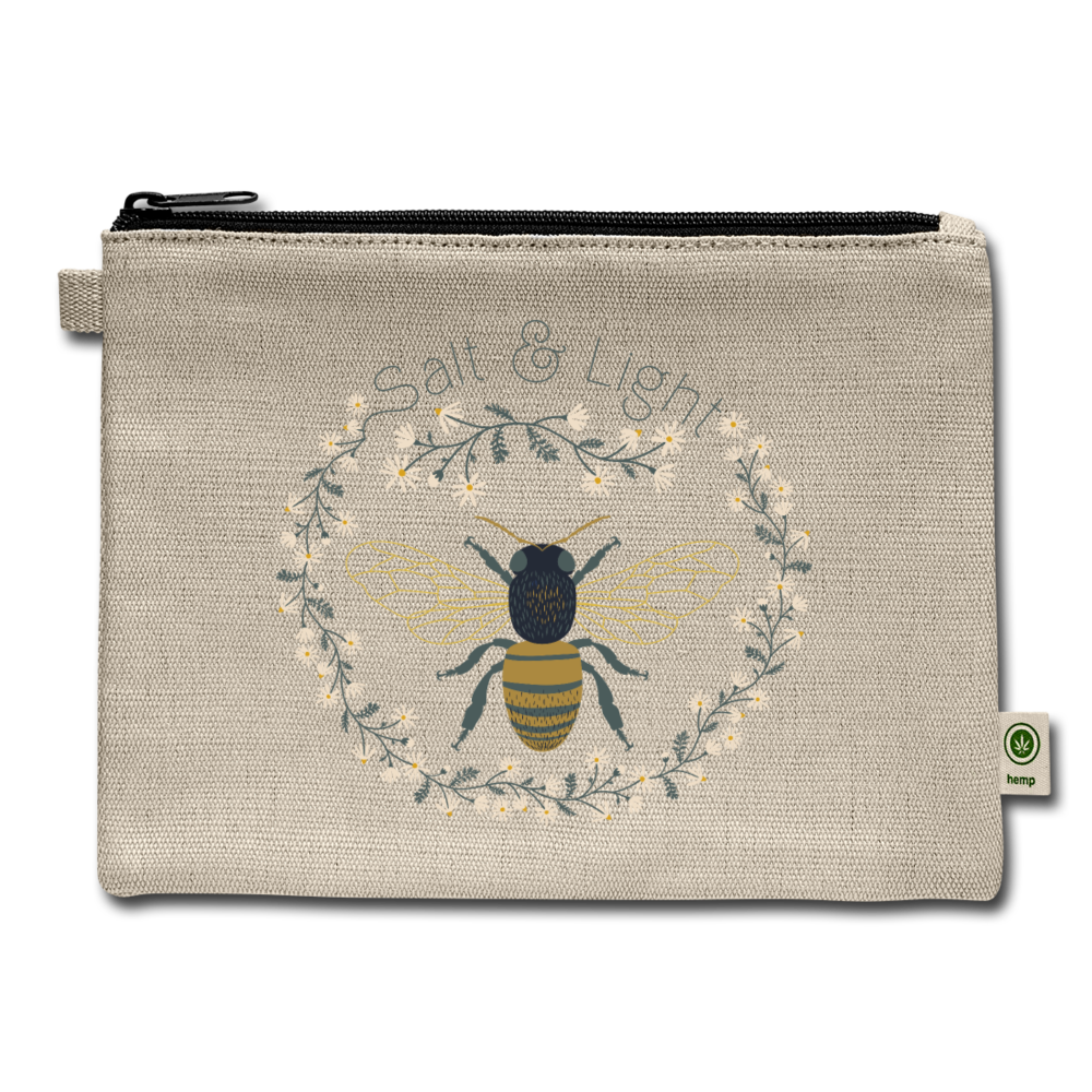 Bee Salt & Light - Carry All Pouch - natural