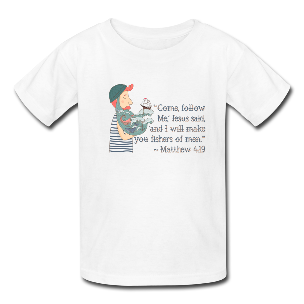 Fishers of Men - Kids' T-Shirt - white