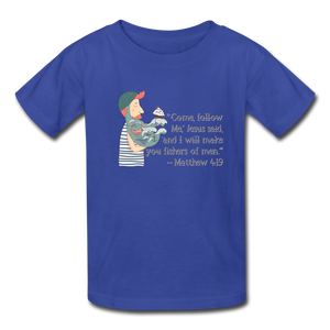 Fishers of Men - Kids' T-Shirt - royal blue
