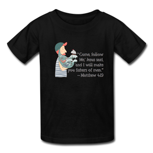 Fishers of Men - Kids' T-Shirt - black