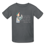 Fishers of Men - Kids' T-Shirt - charcoal