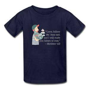 Fishers of Men - Kids' T-Shirt - navy