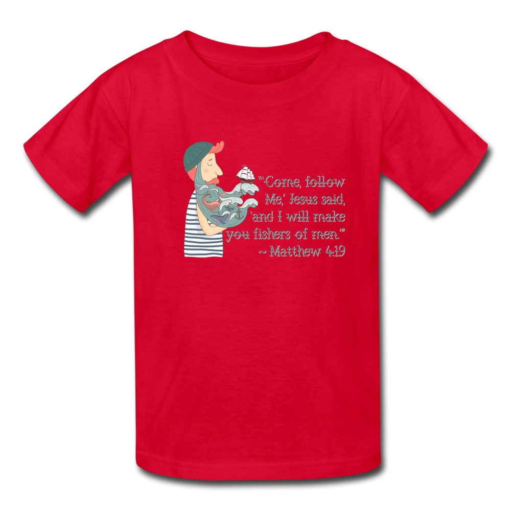 Fishers of Men - Kids' T-Shirt - red
