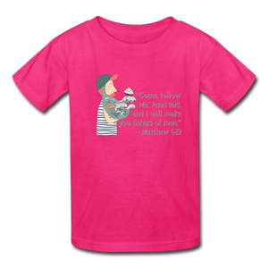 Fishers of Men - Kids' T-Shirt - fuchsia