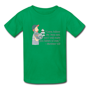 Fishers of Men - Kids' T-Shirt - kelly green