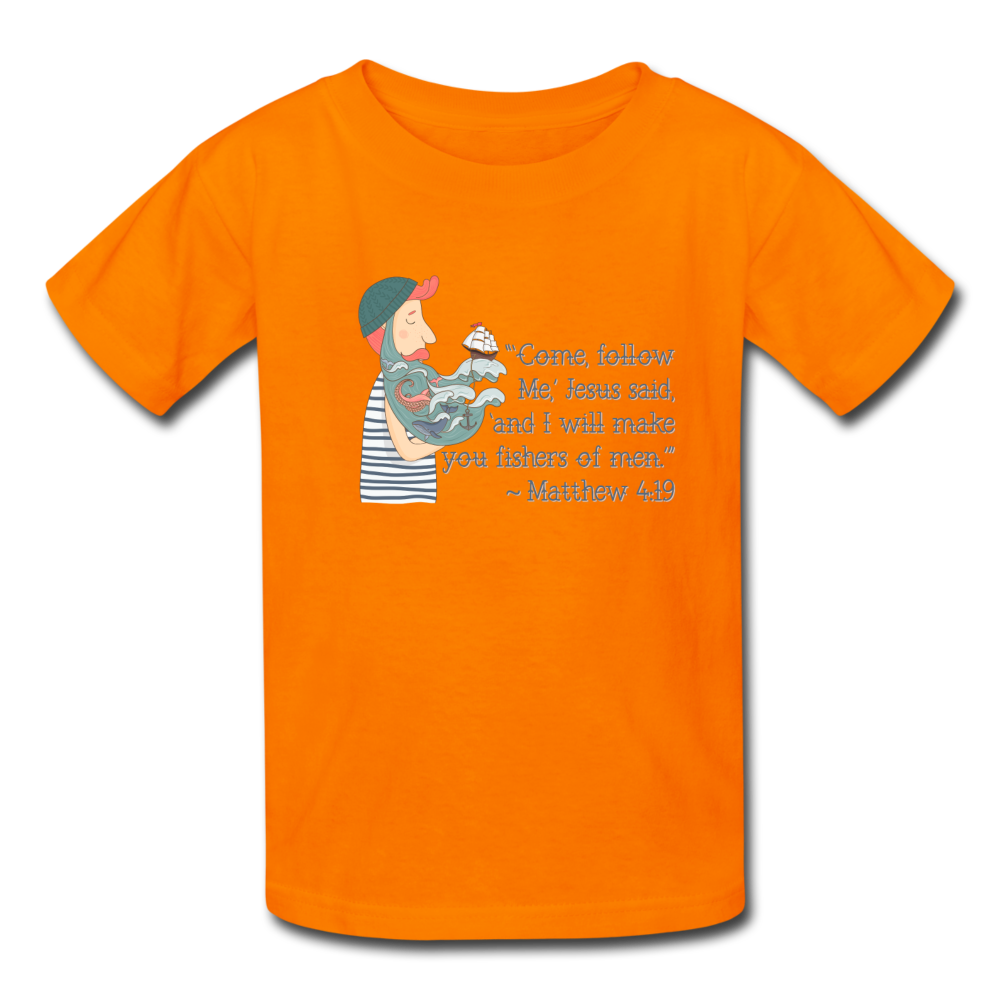 Fishers of Men - Kids' T-Shirt - orange