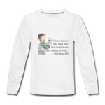 Fishers of Men - Kids' Premium Long Sleeve T-Shirt - white