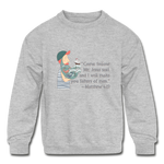 Fishers of Men - Kids' Crewneck Sweatshirt - heather gray