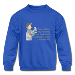 Fishers of Men - Kids' Crewneck Sweatshirt - royal blue