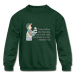 Fishers of Men - Kids' Crewneck Sweatshirt - forest green