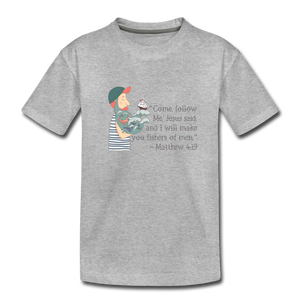 Fishers of Men - Toddler Premium T-Shirt - heather gray