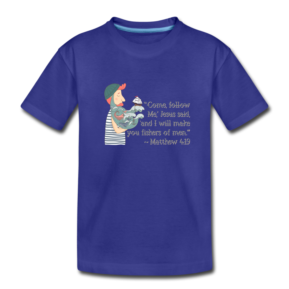 Fishers of Men - Toddler Premium T-Shirt - royal blue