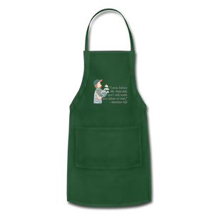 Fishers of Men - Adjustable Apron - forest green