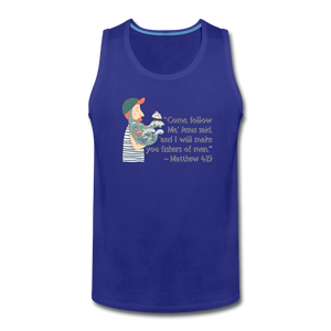 Fishers of Men - Men’s Premium Tank - royal blue