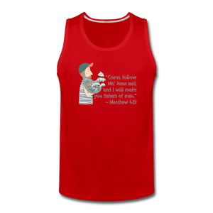 Fishers of Men - Men’s Premium Tank - red